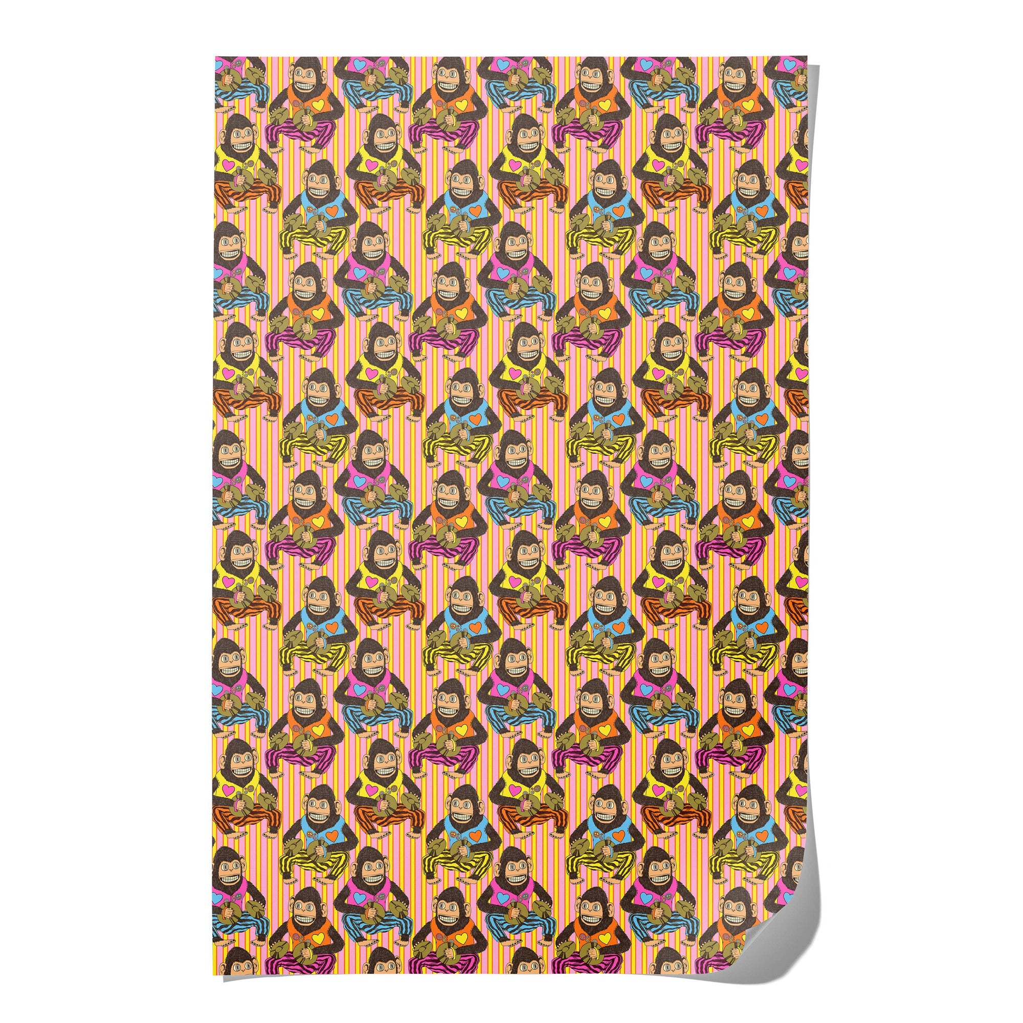 Love You Weirdo wrapping paper- roll of 3 sheets