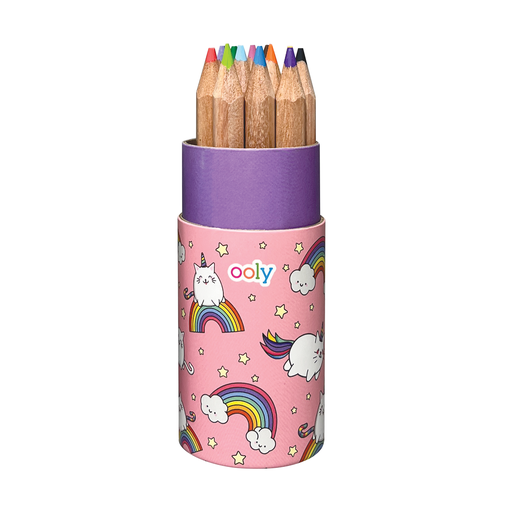 Draw 'n' Doodle Mini Colored Pencils + Sharpener - Set of 12