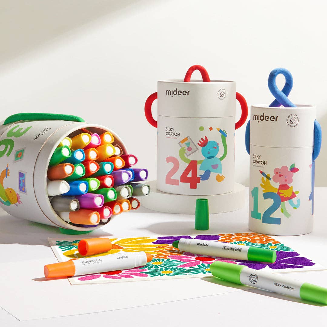 Silky Crayon 12 Colors