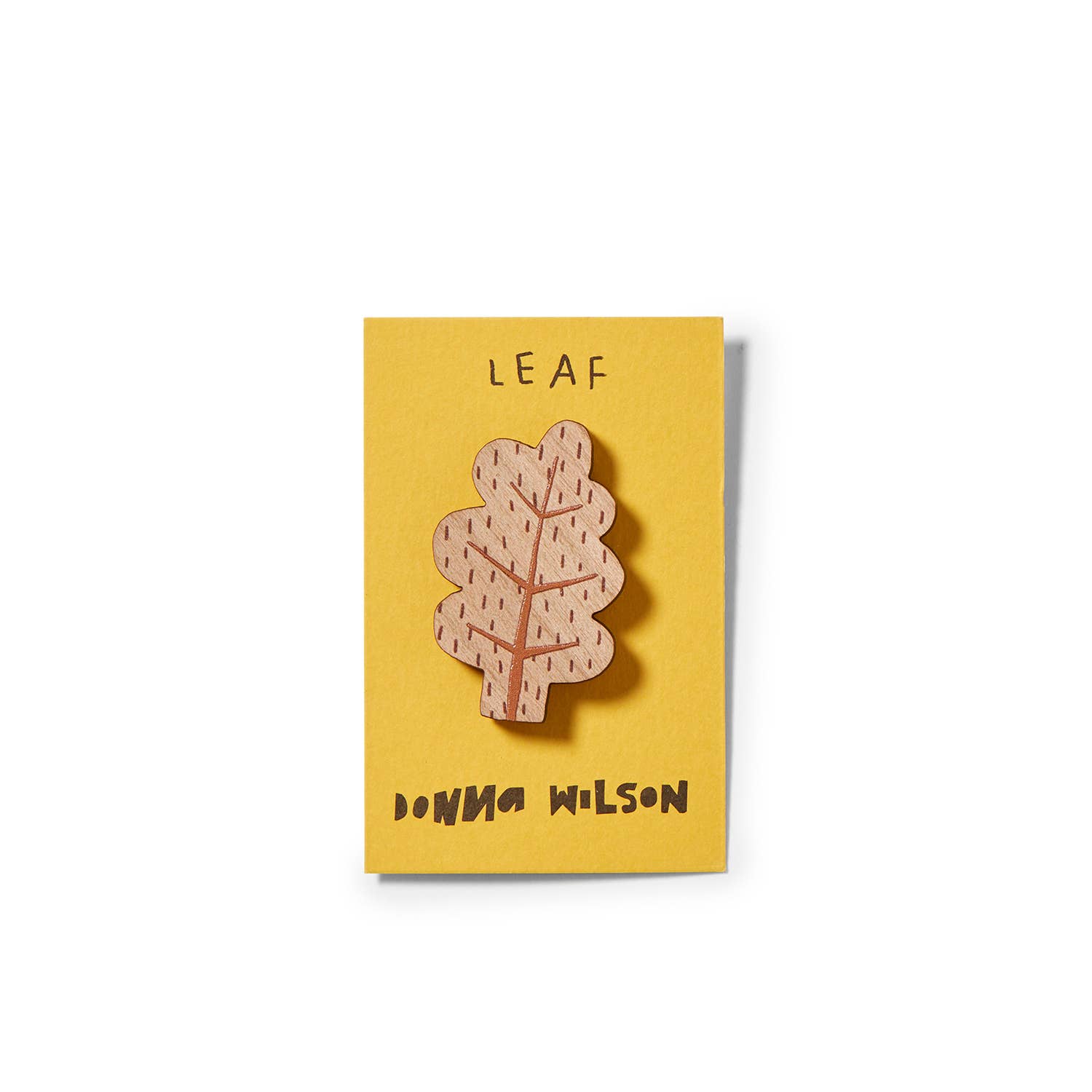 Leaf Pin Badge -Donna Wilson