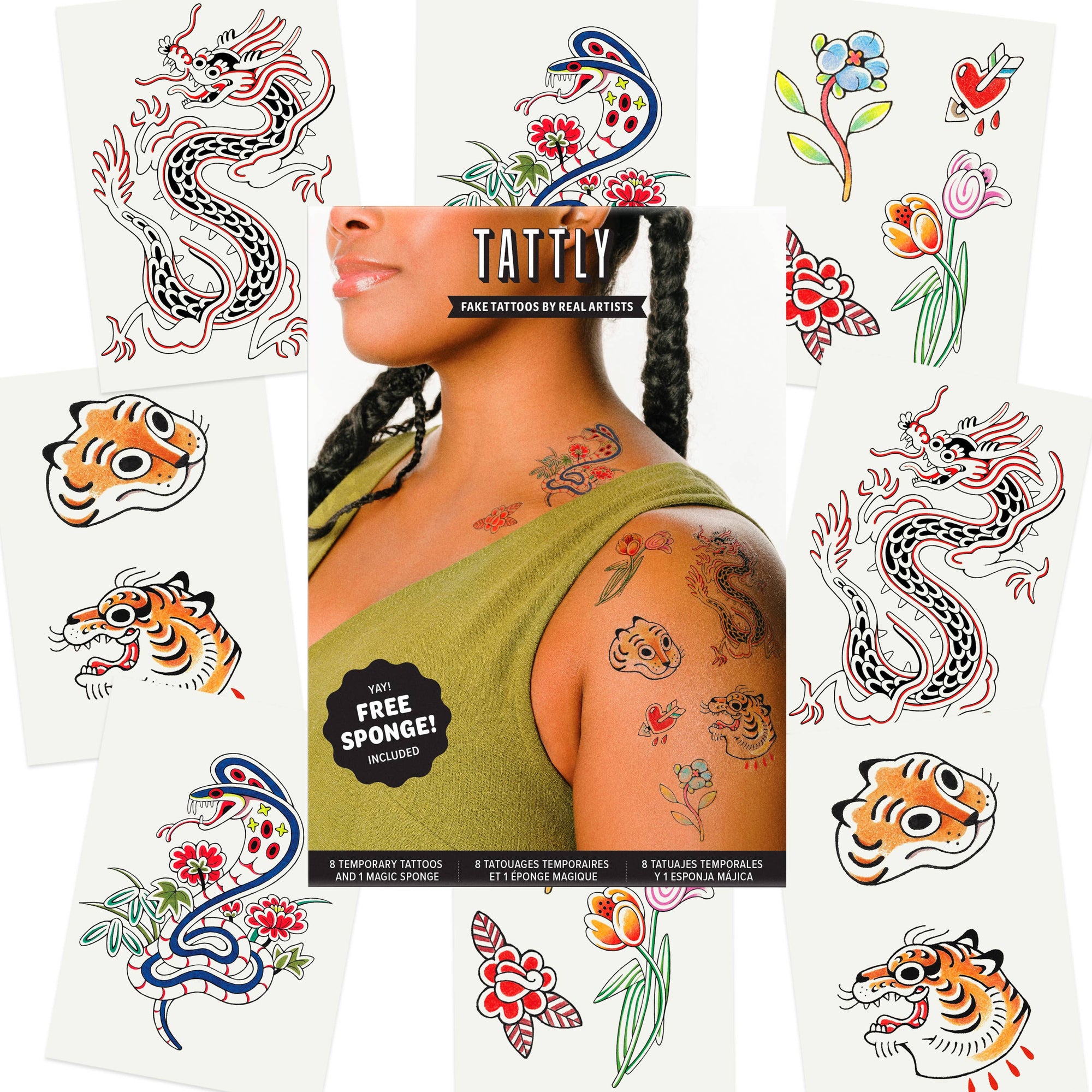 Fierce & Friendly Tattoo Set