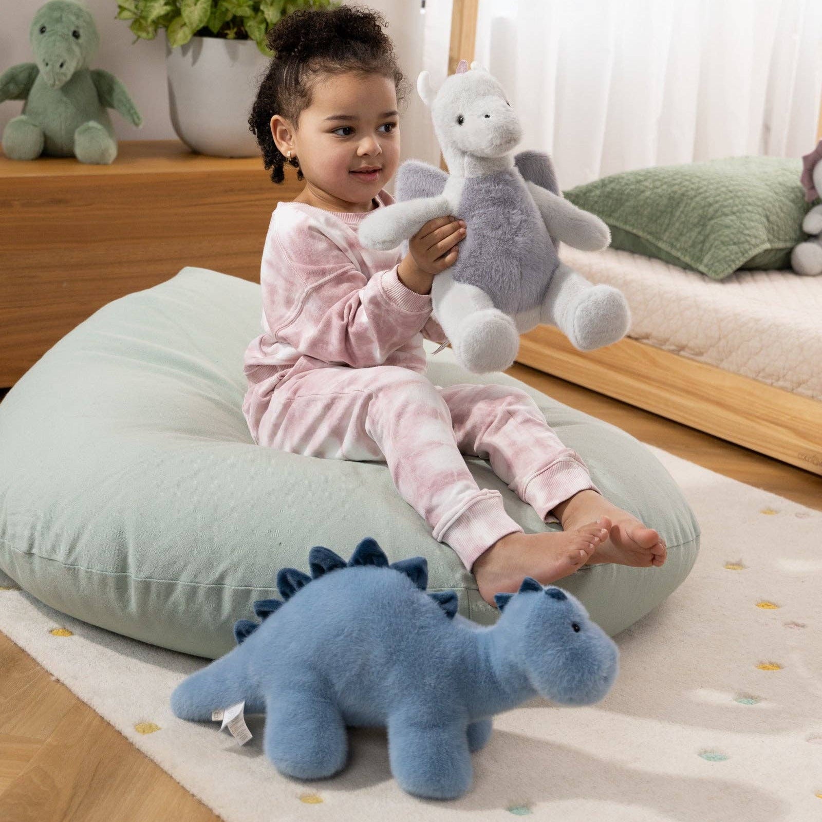 Dino Plush Toy - Grey Dragon