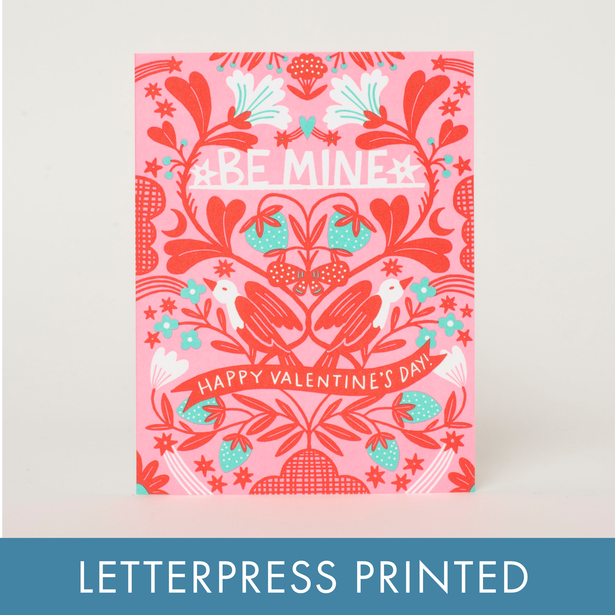 Papercut Valentine Letterpress Card