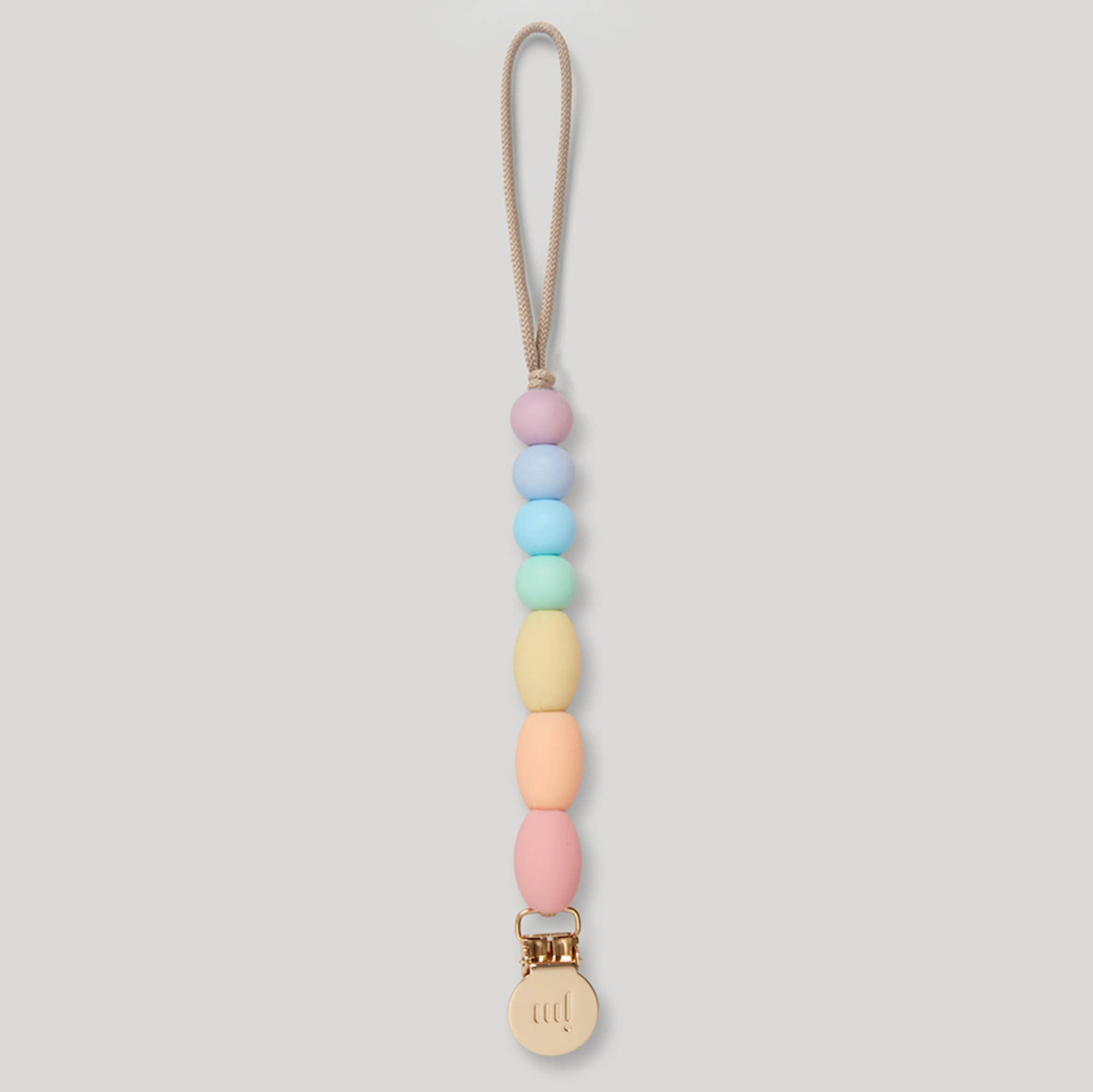 Rainbow Sherbet Teether Clip