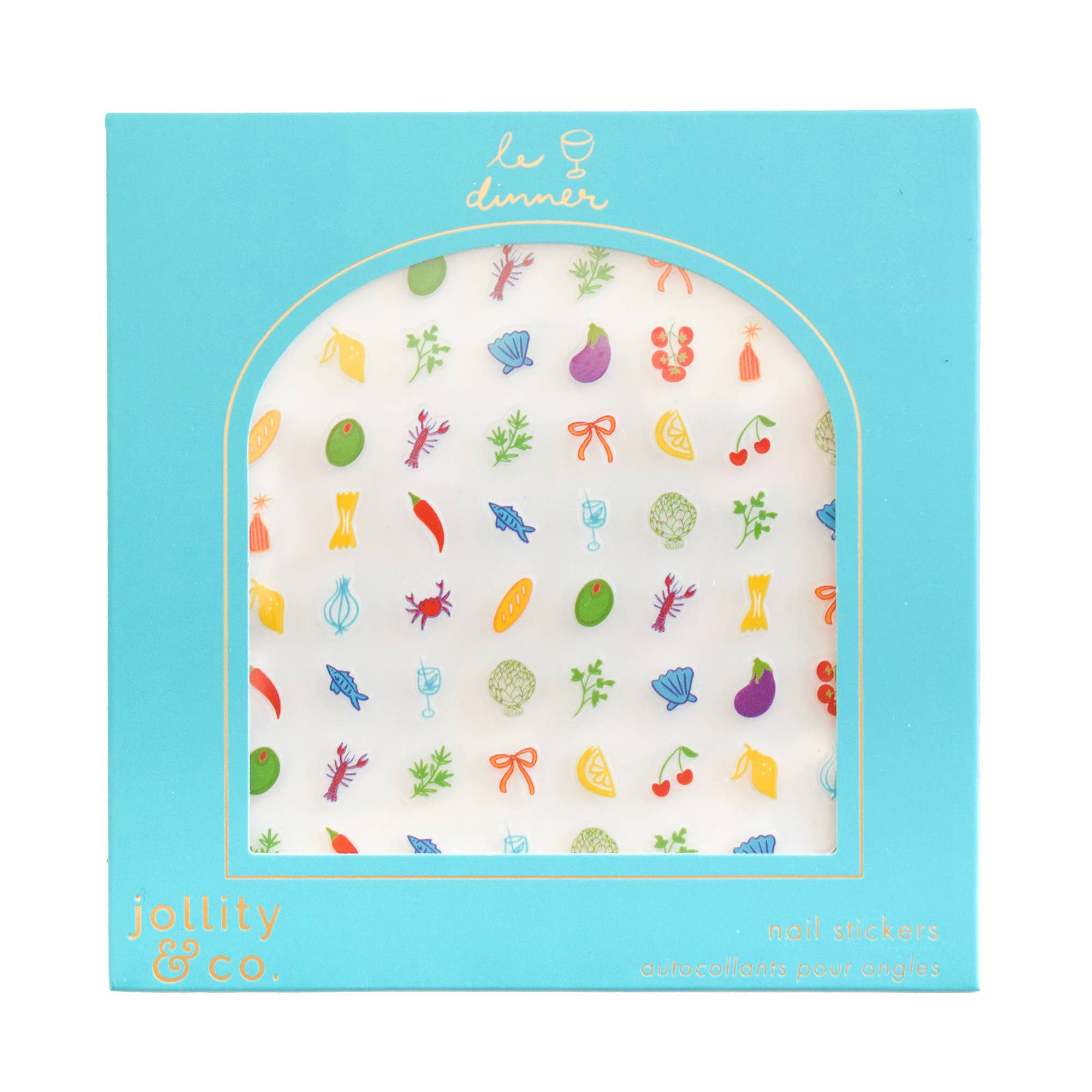 Le Dinner Savory Nail Stickers