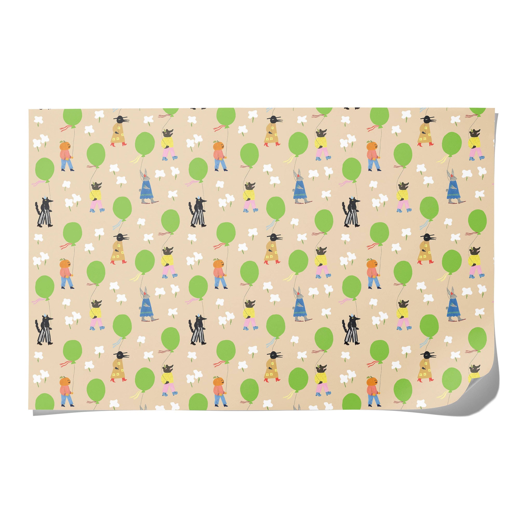 Birthday March birthday wrapping paper -Single sheet