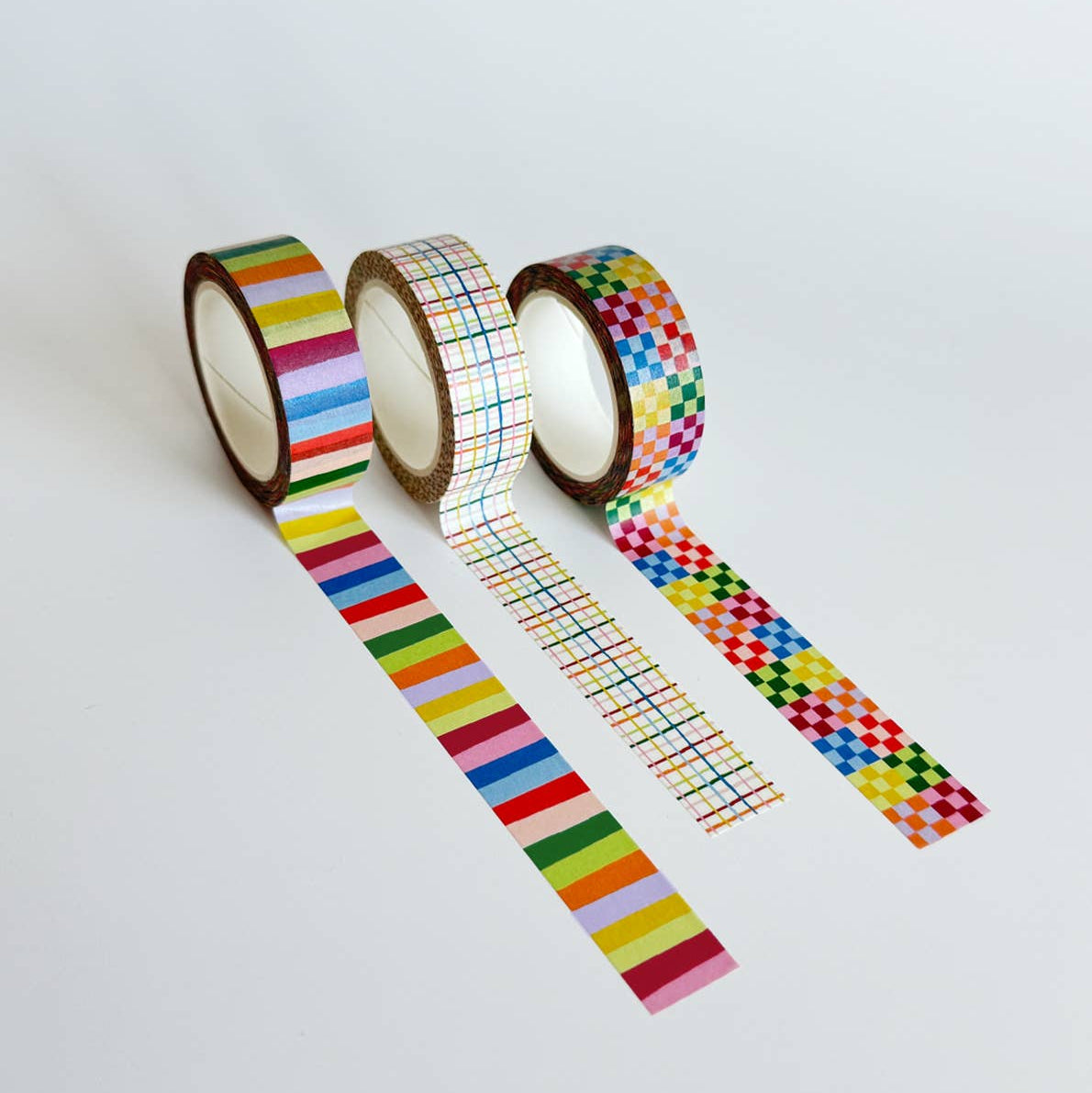 Rainbow Washi Tape, Set of 3