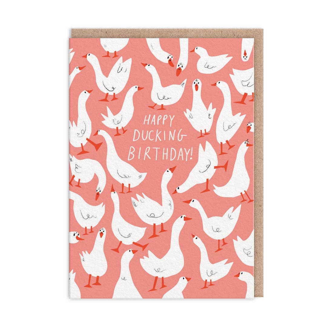 Happy Ducking Birthday Card