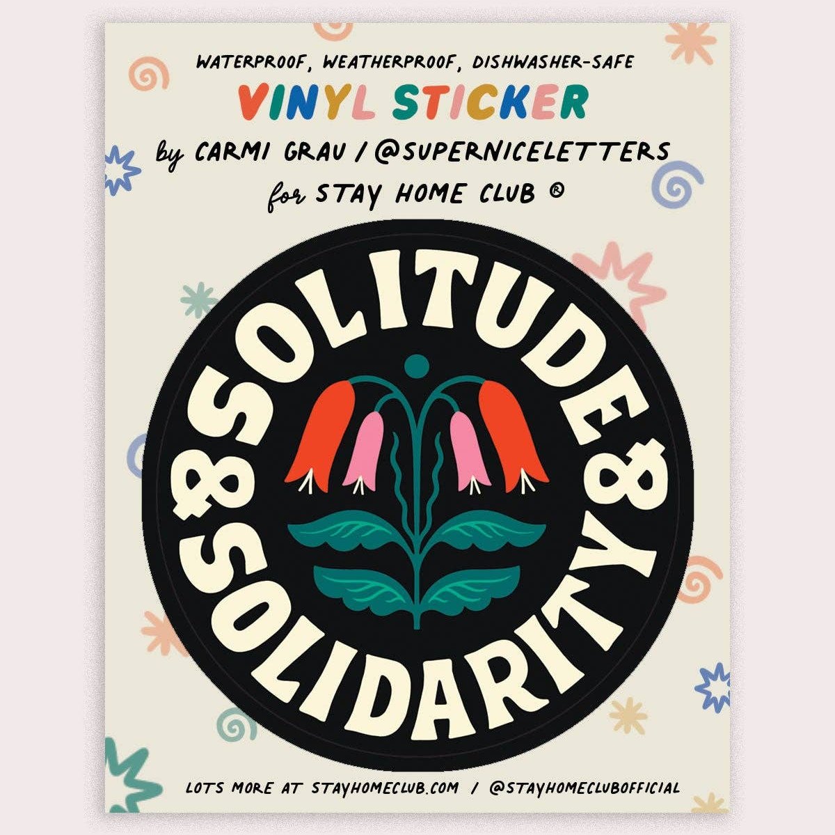 Solitude & Solidarity Vinyl Sticker