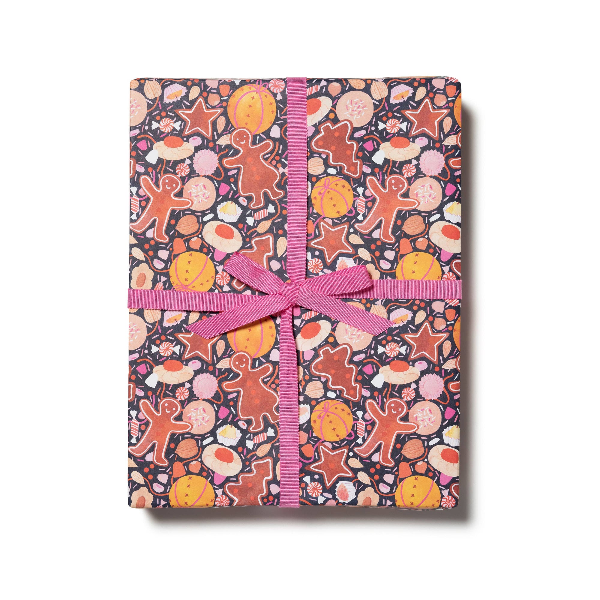 Holiday Treats holiday wrapping paper -roll of 3 sheets