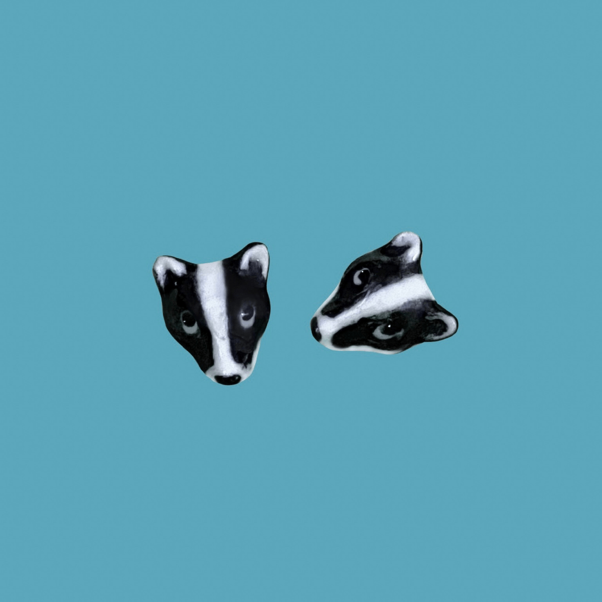 Badger Earrings