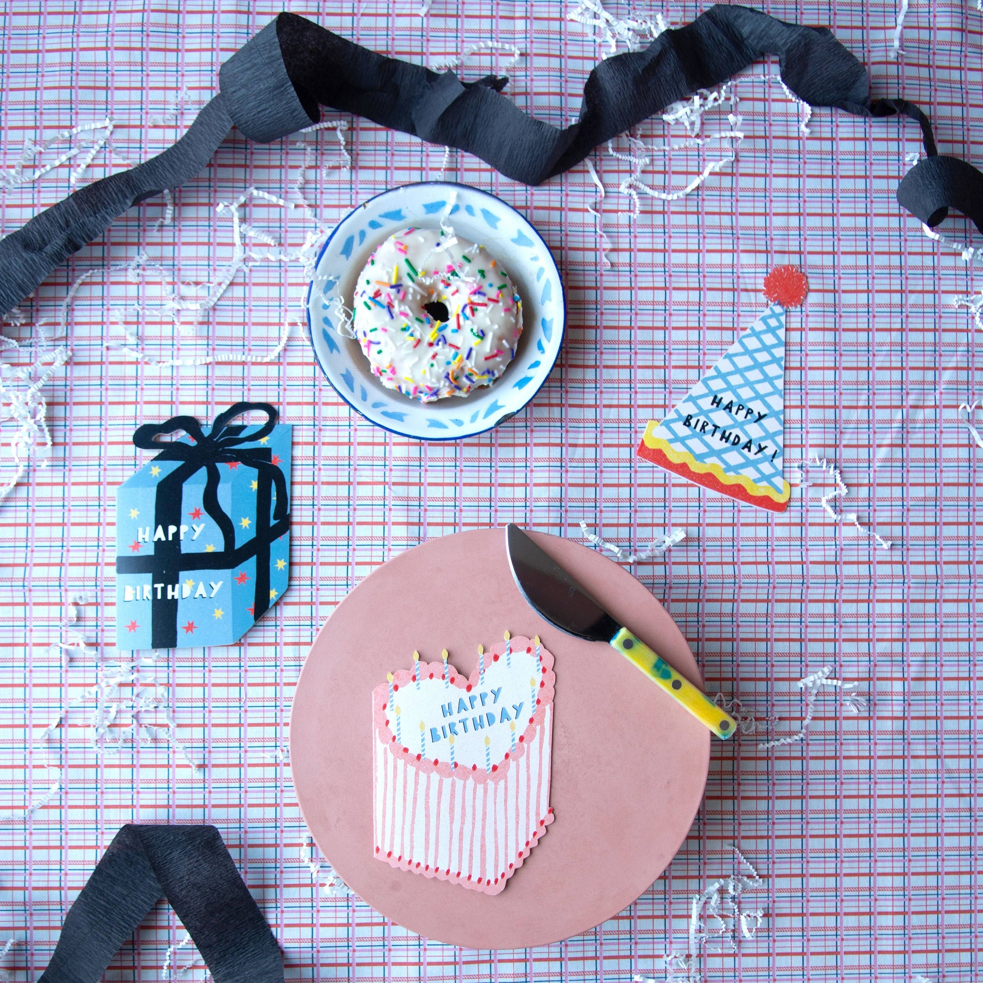 Heart Cake Birthday Collection - Die Cut Card