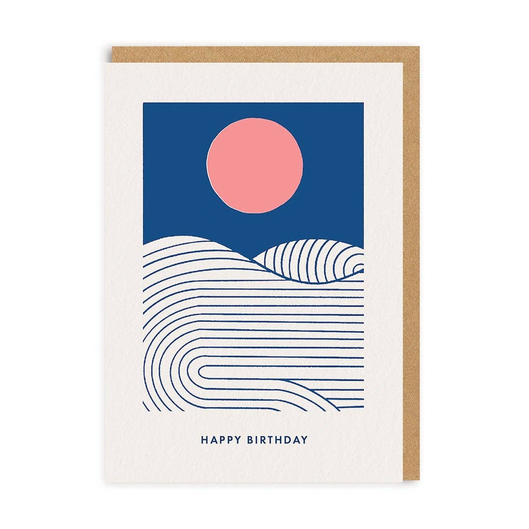Sun and Sea Greeting Card -birthday