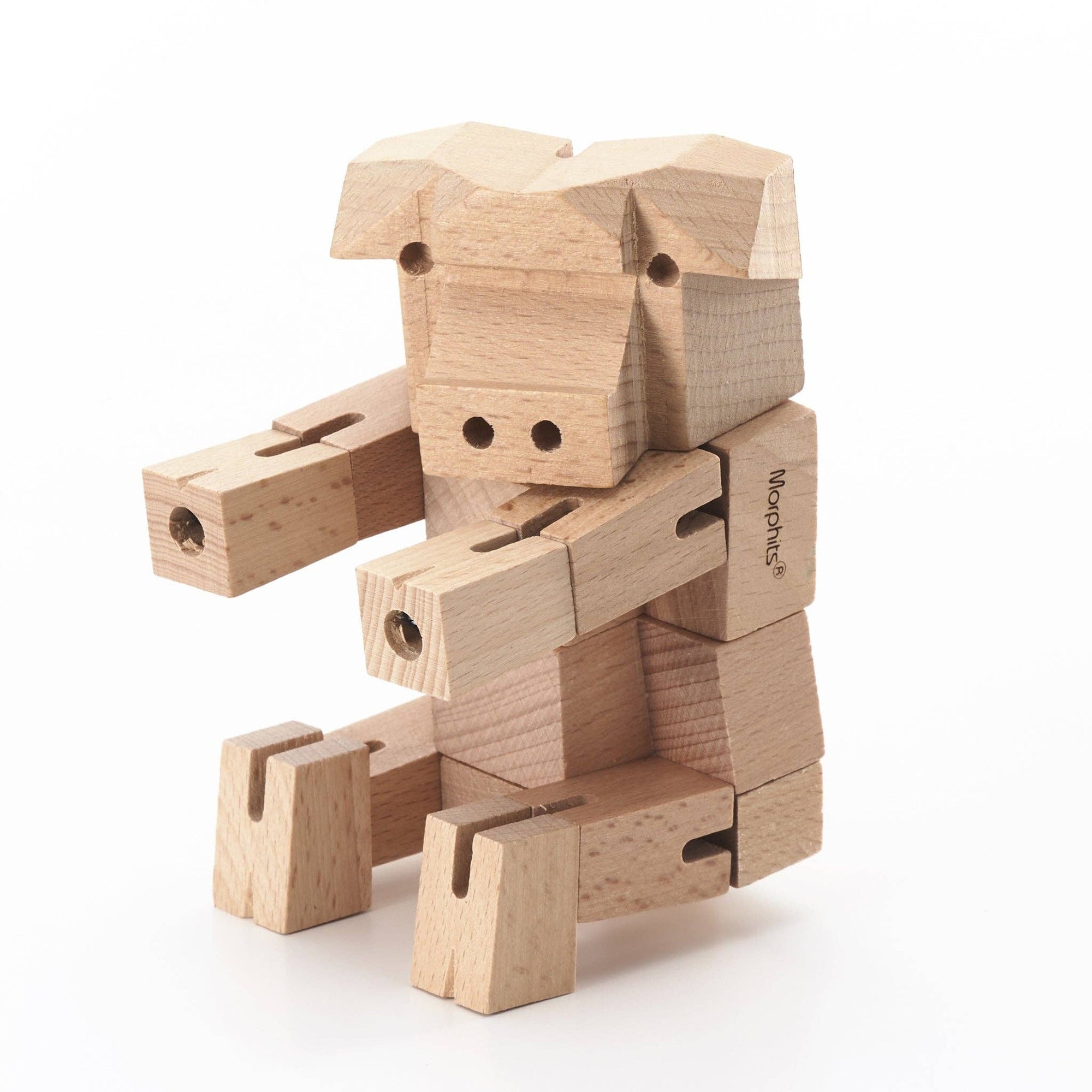 Morphits Pig Wooden Toy