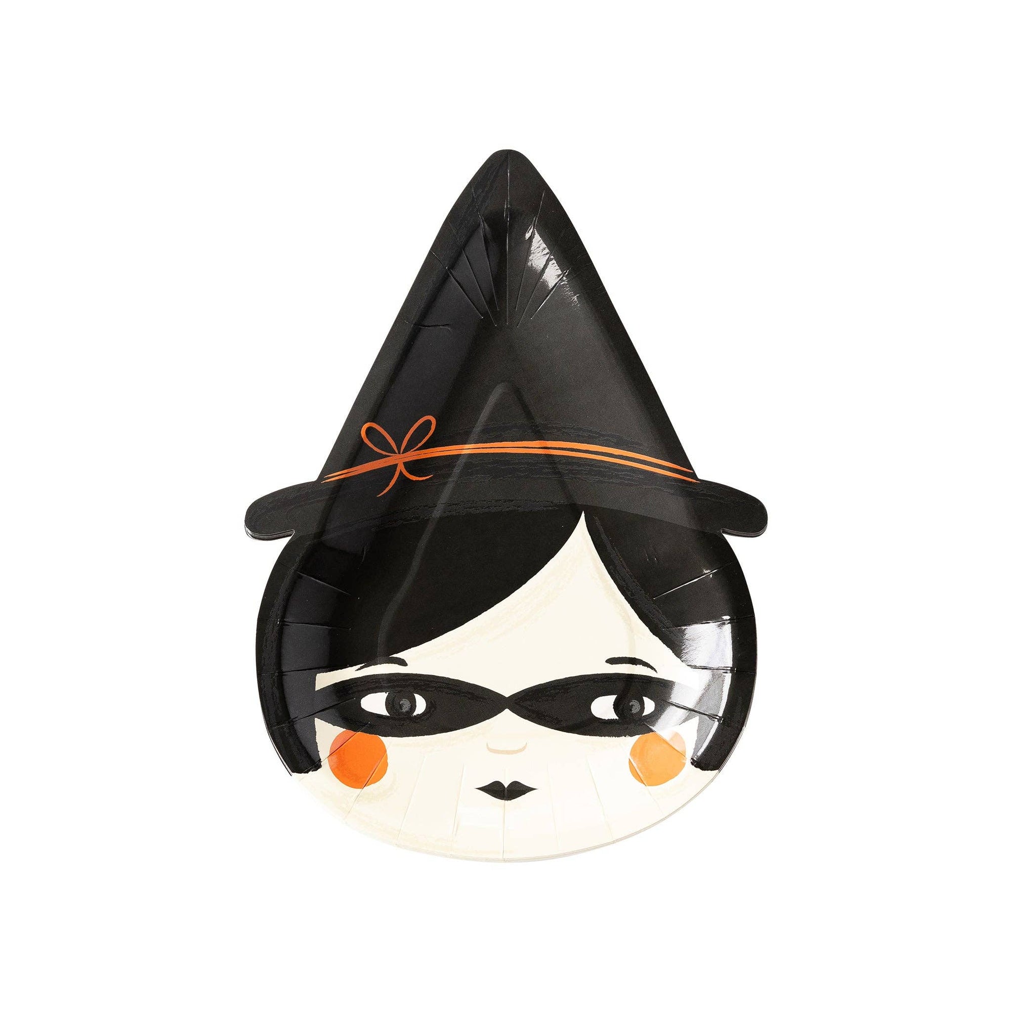 Witch Shaped Halloween Plates (8pk)