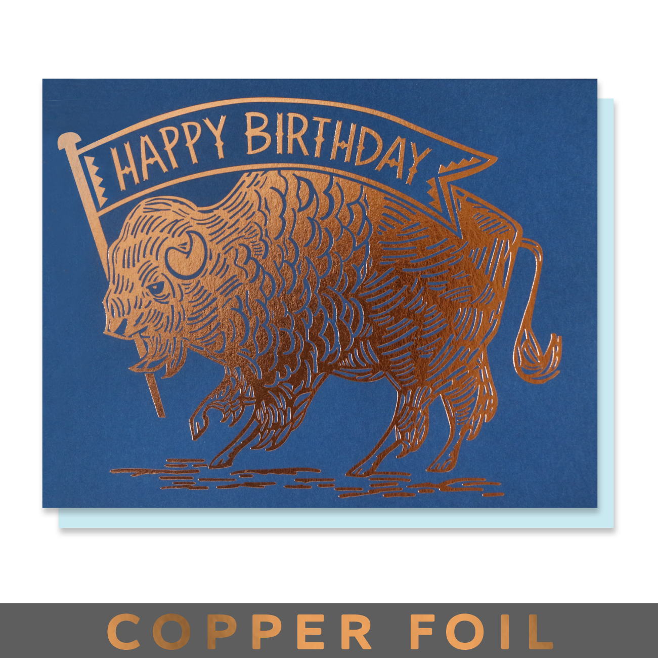 Buffalo Birthday  Card