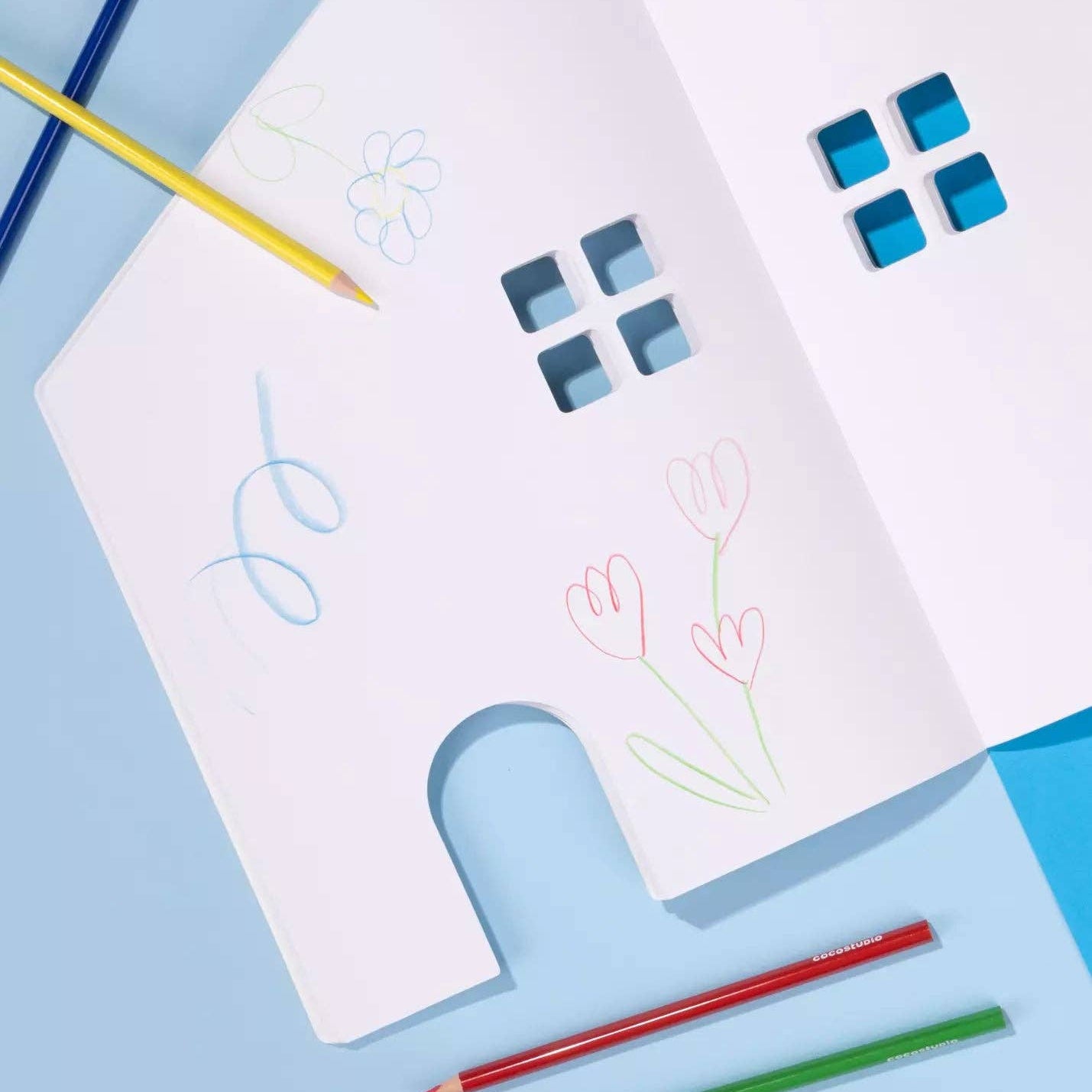 House Shaped Kids Sketchbook (40pgs)