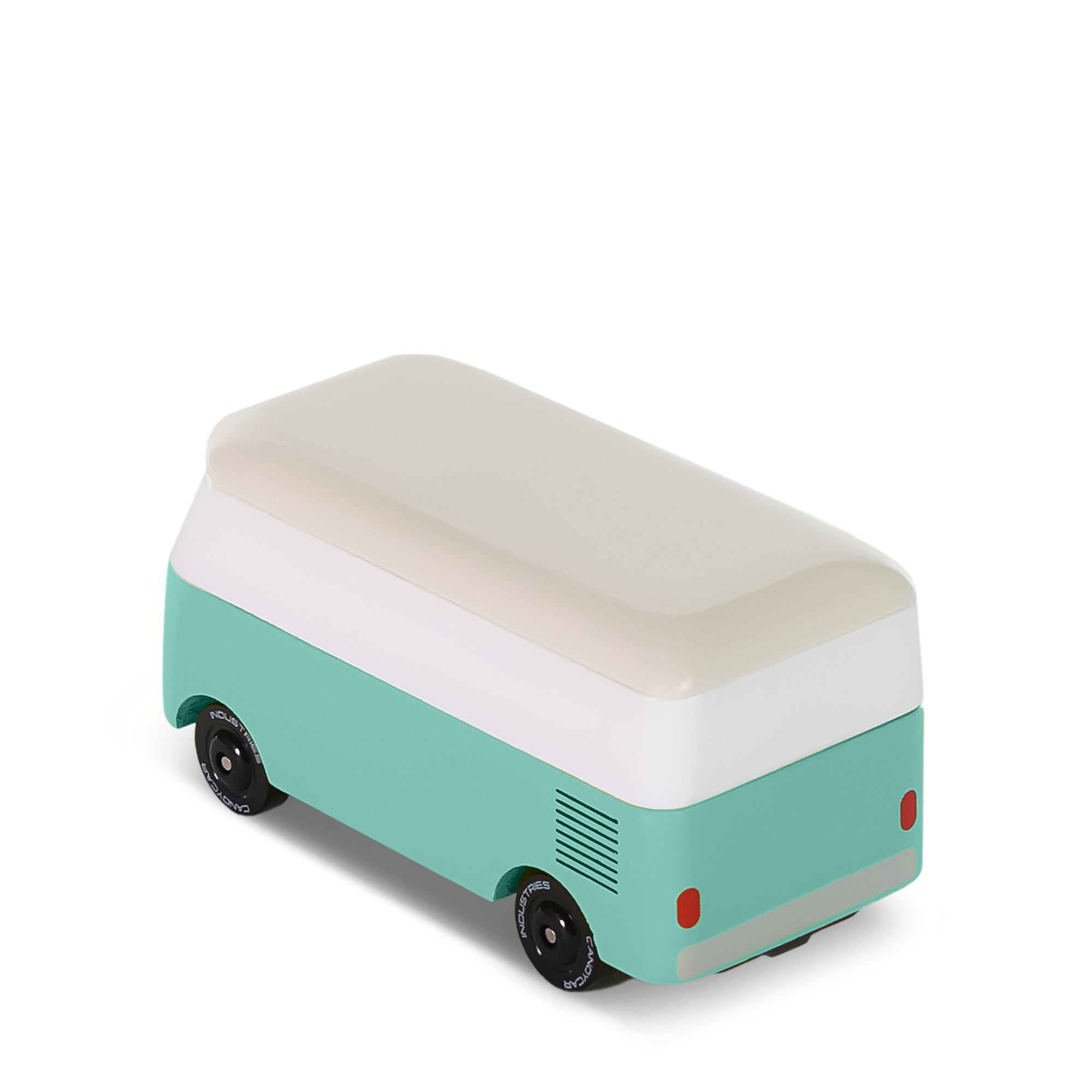 Model of a vintage bus on a white background
