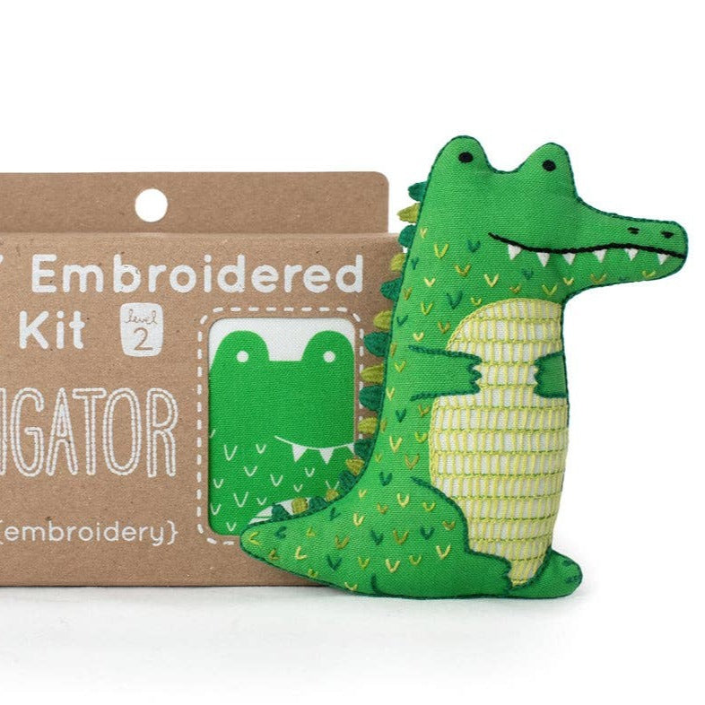 Alligator - Embroidery Kit