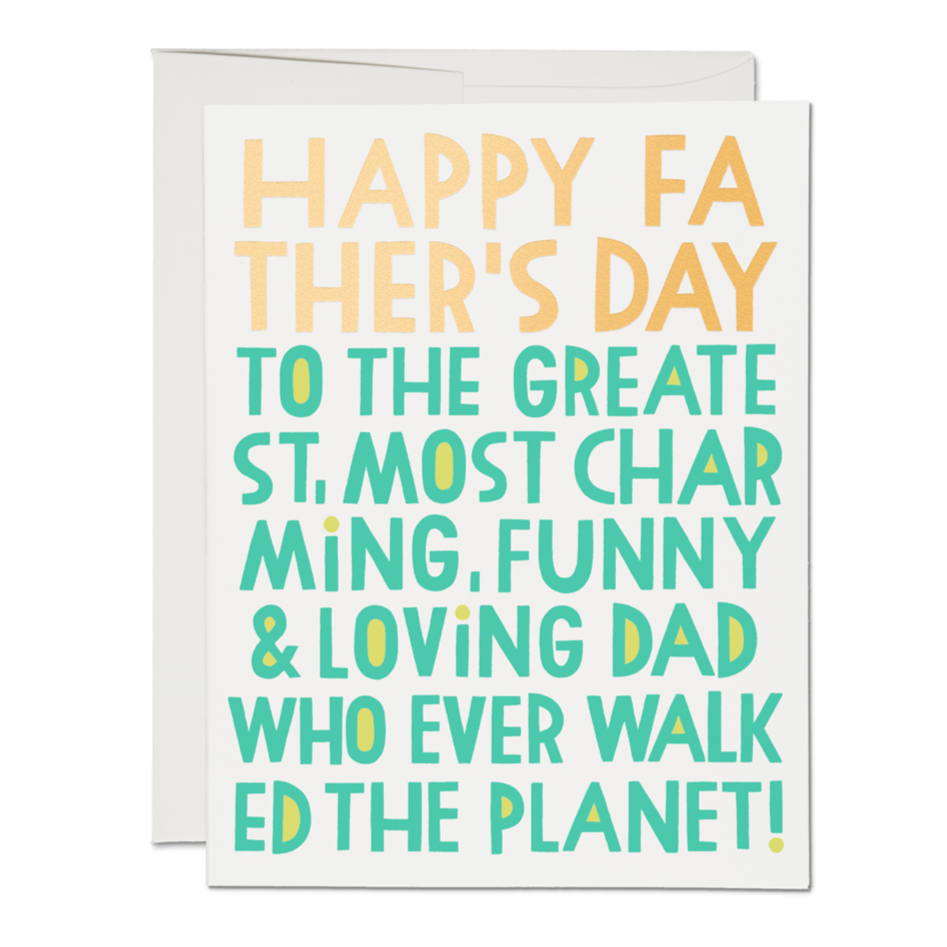 Most Charming Dad card