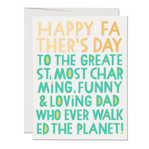 Most Charming Dad -father's day