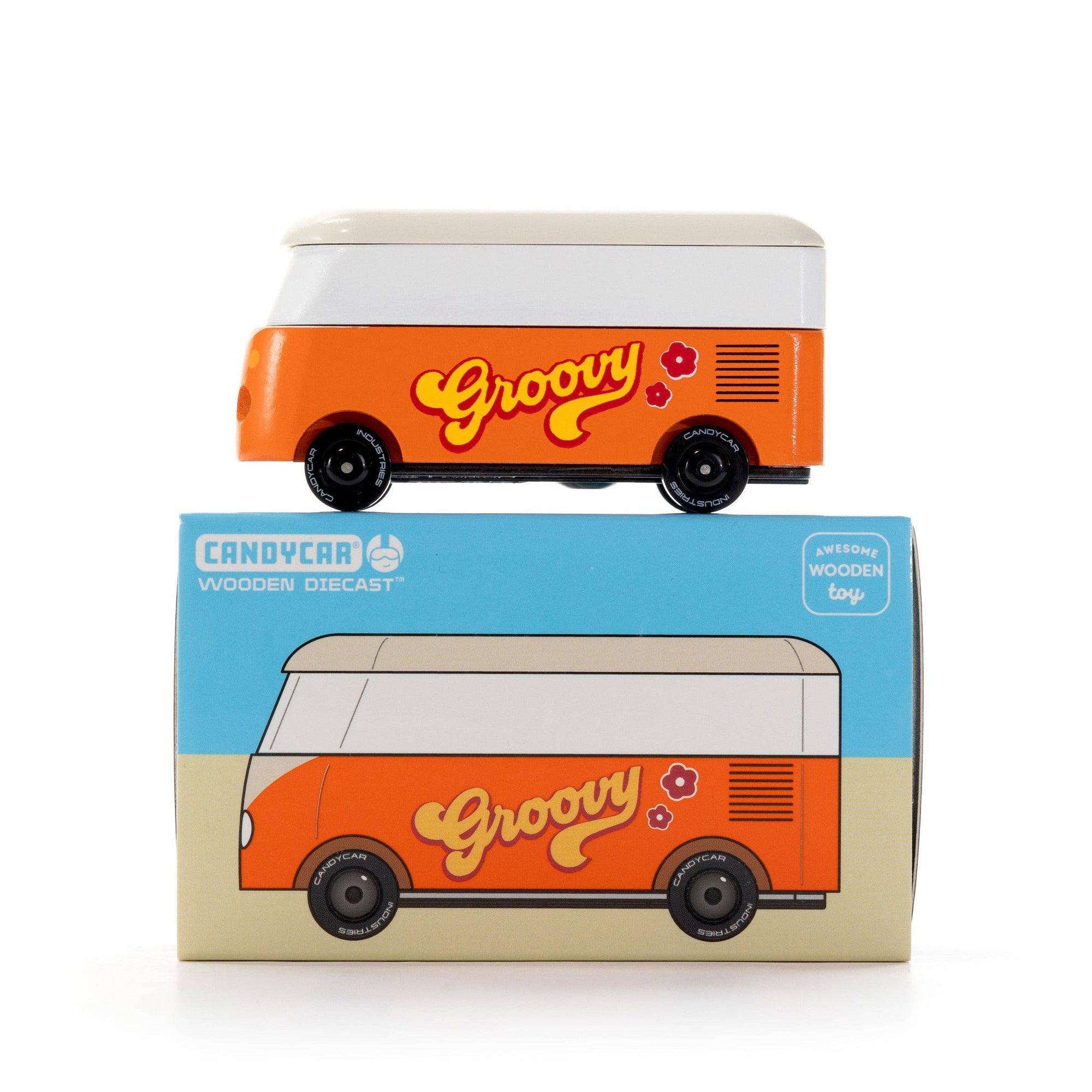 VW T1 Groovy Orange