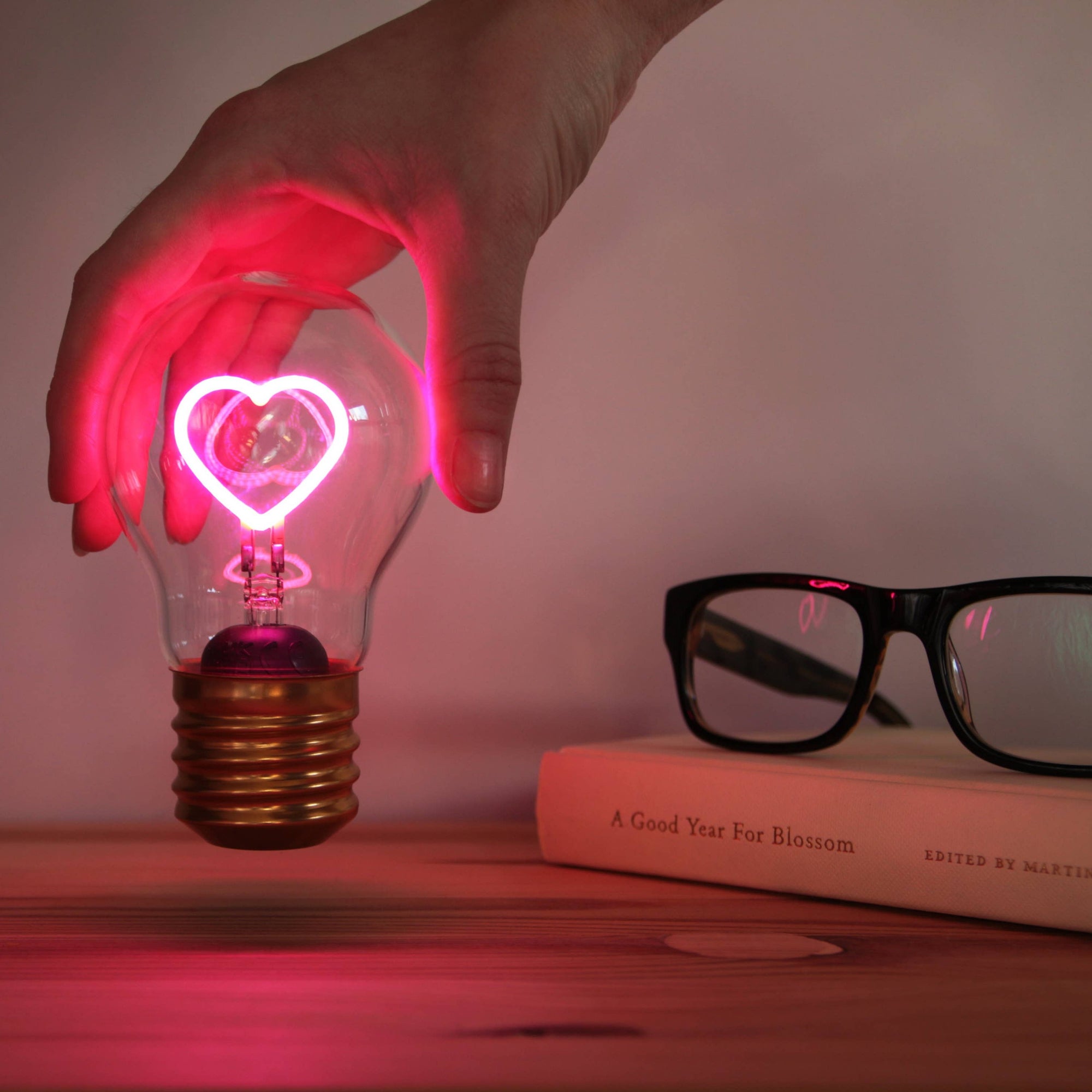 Magic Cordless Heart Lightbulb