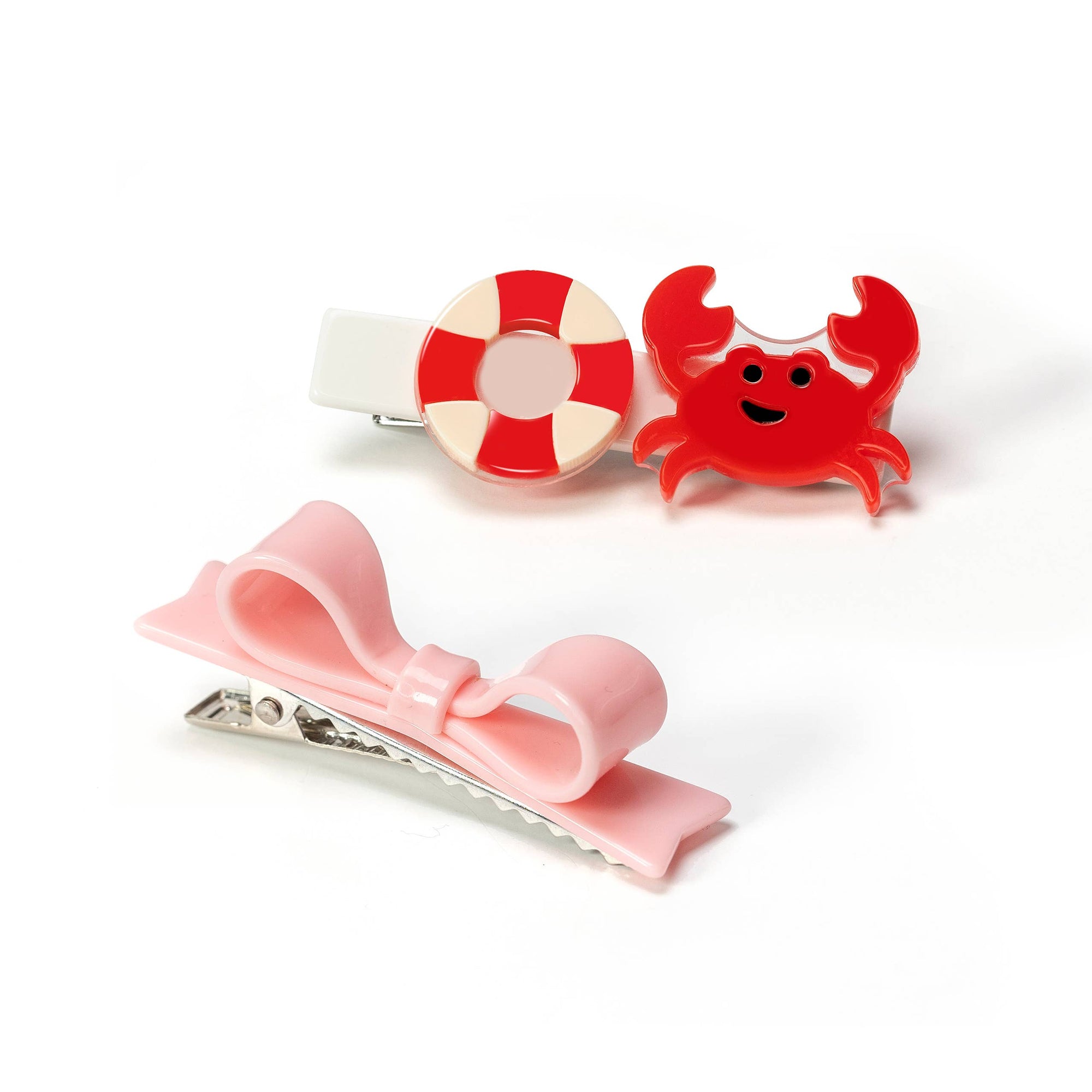 Crab & Bowtie Hair Clips