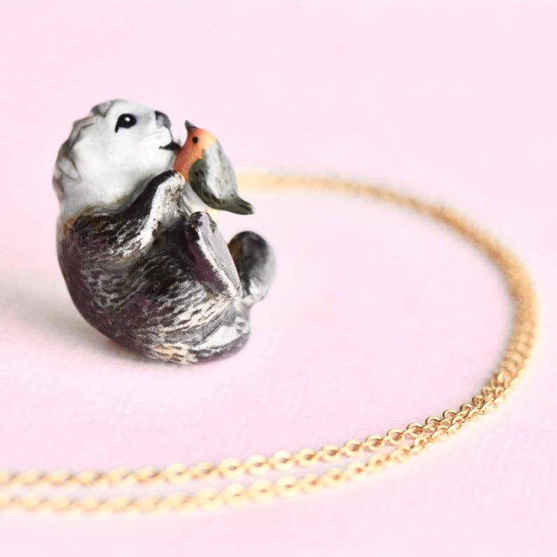 Baby Spring Otter Necklace