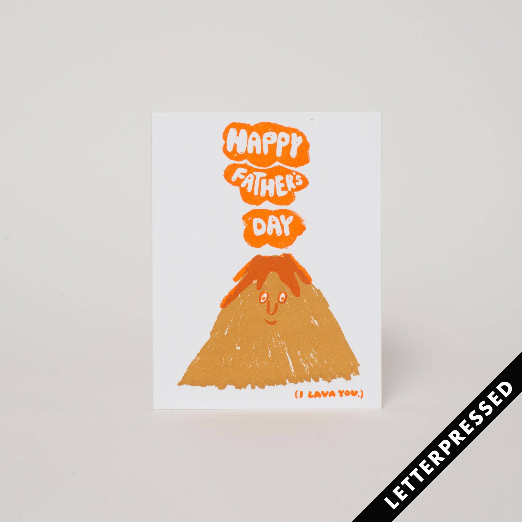 Lava You Father's Day Letterpress Card