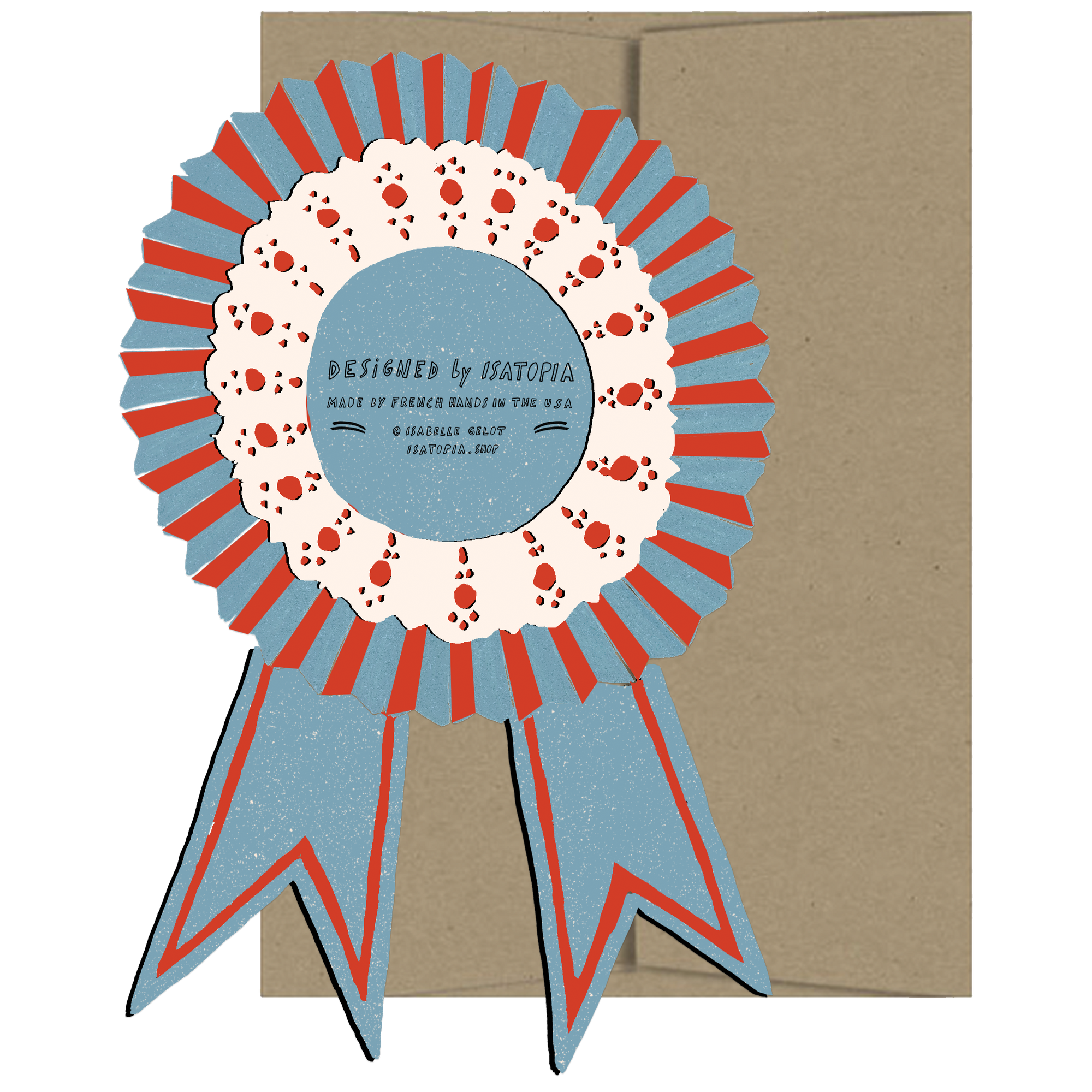 Bravo Medallion - Die Cut Card