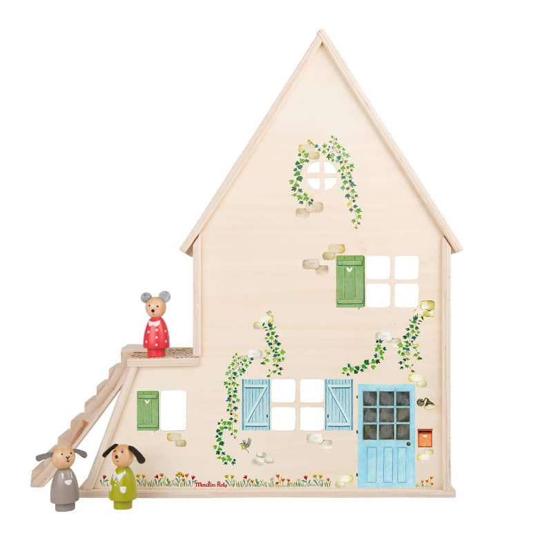 Wooden Playhouse -The Big Family 3yrs+