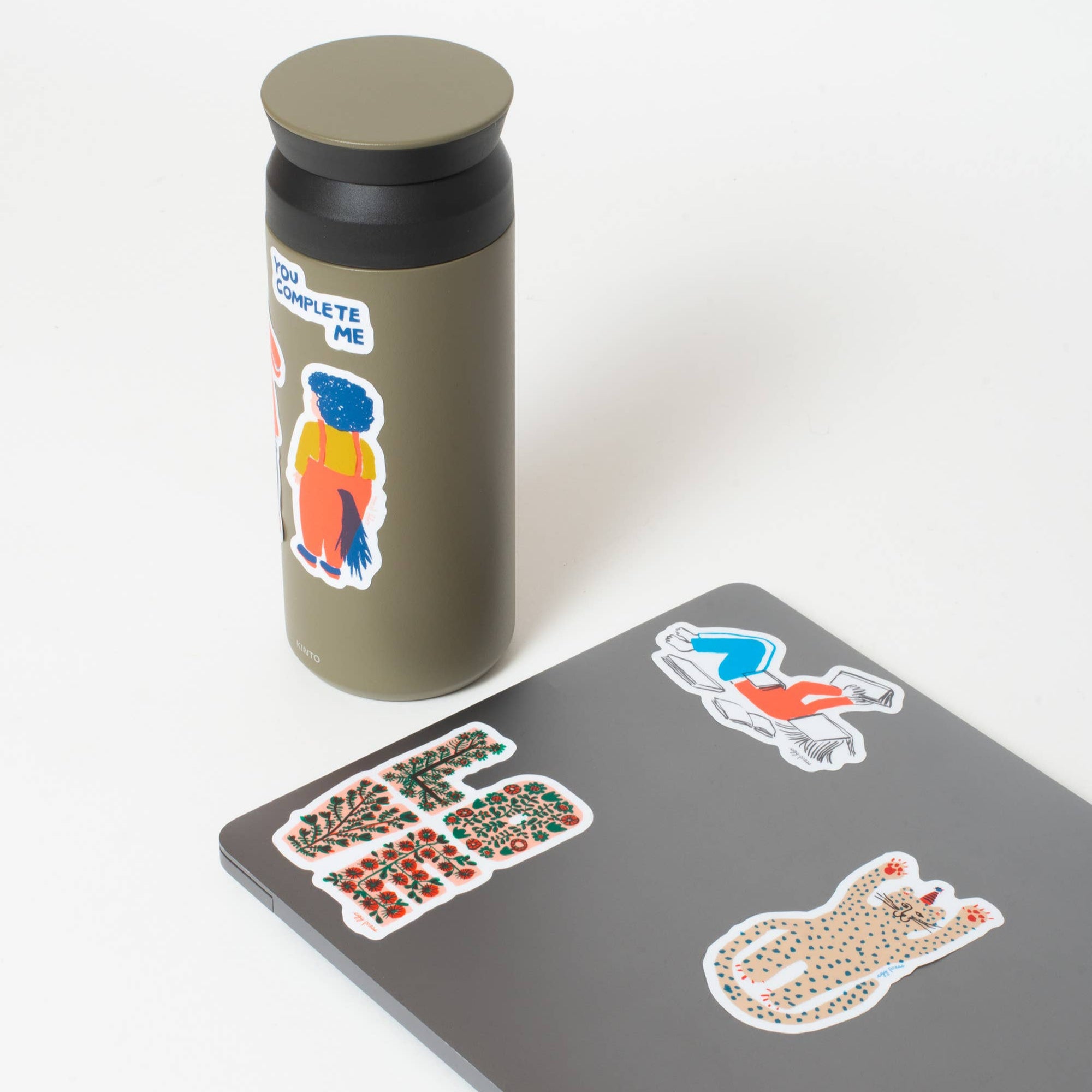 You Complete Me Friendship Vinyl Sticker Trio