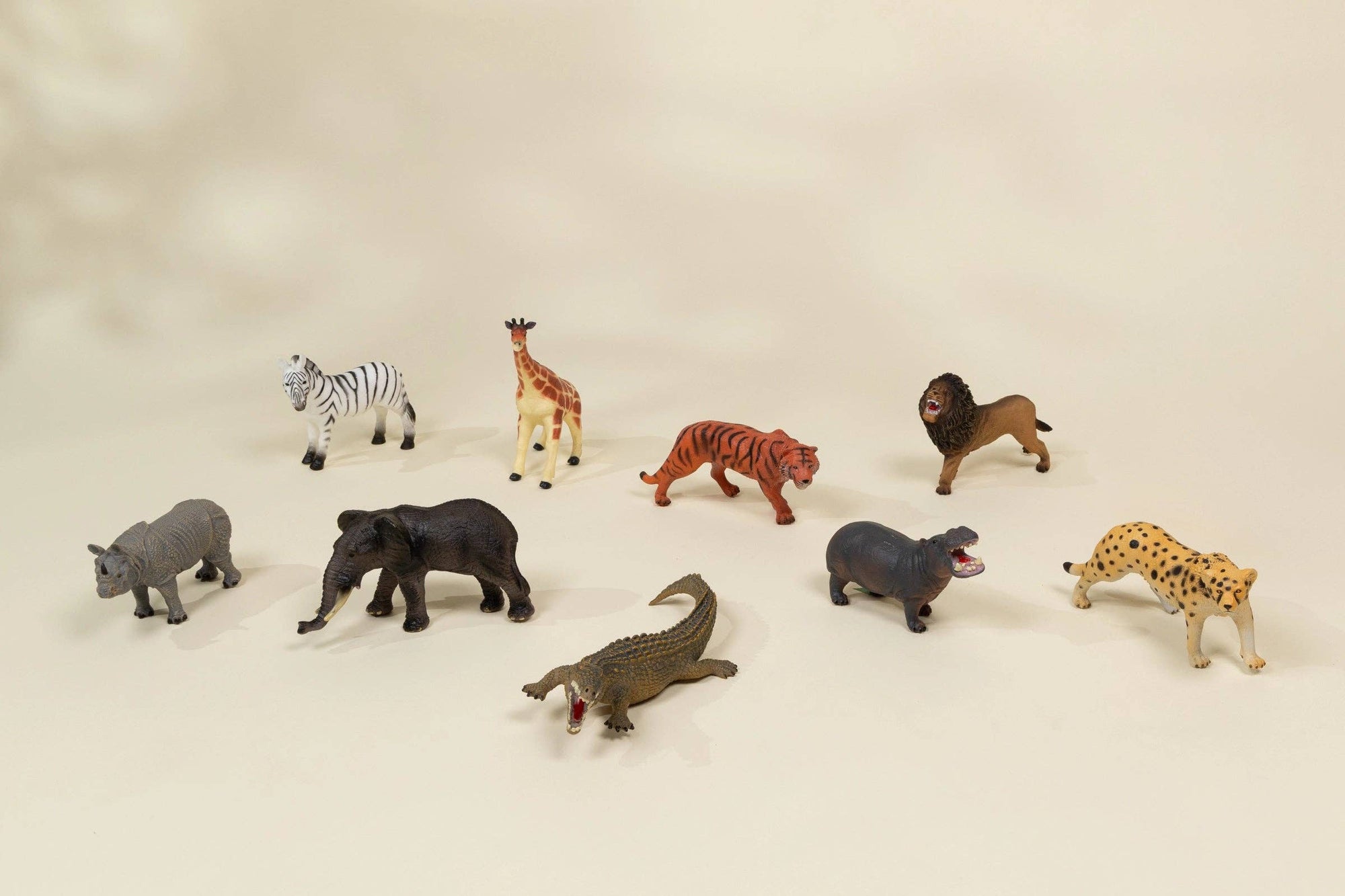 Large Wildlife Animal Play Figurine – Rhinoceros