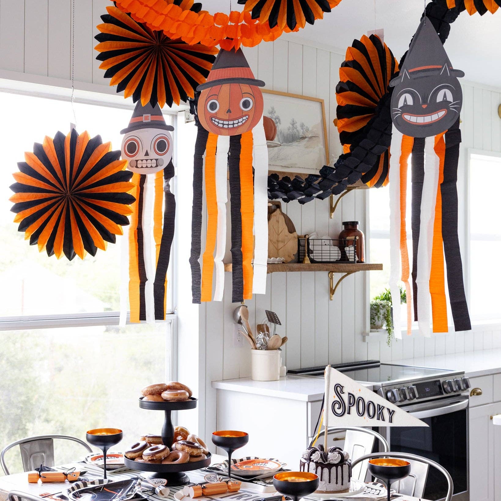 Vintage Halloween Hanging Characters