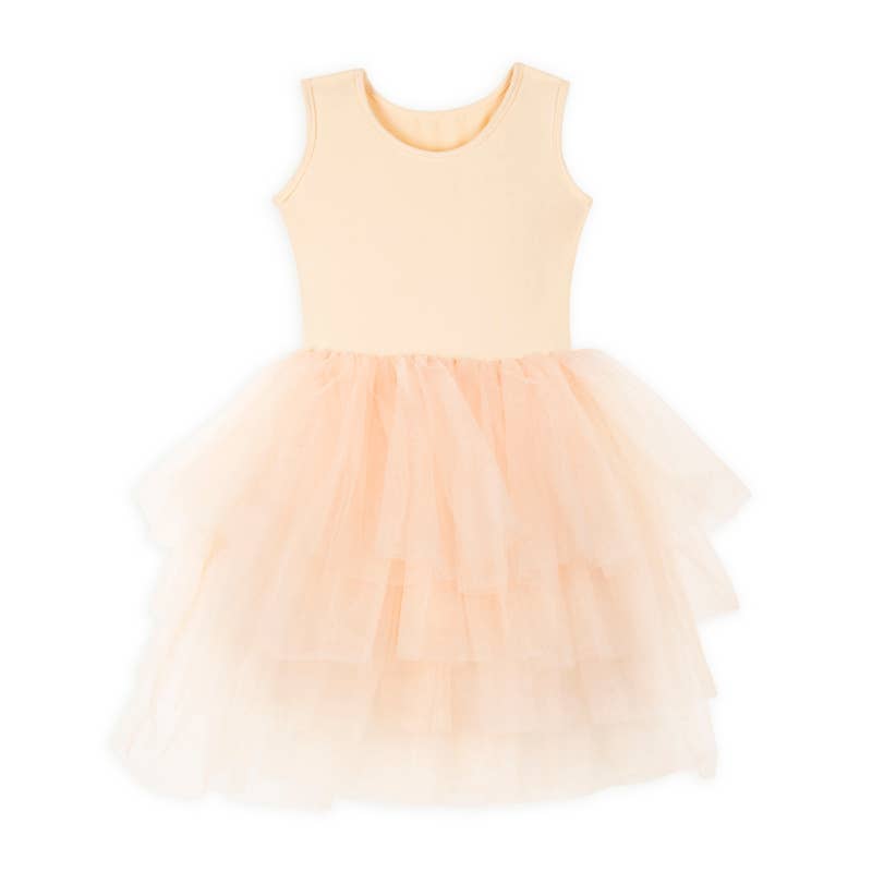 Apricot tutu dress