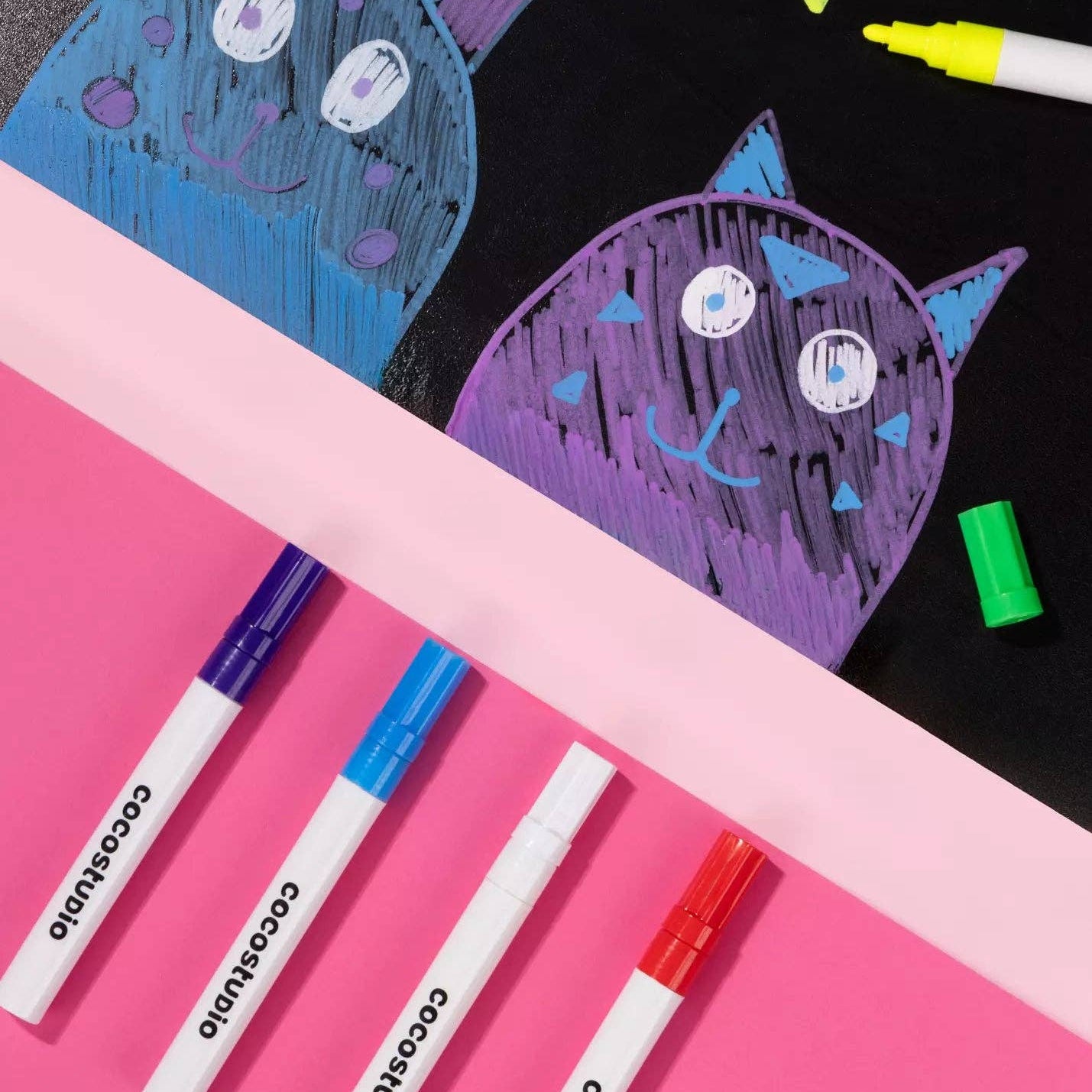 Washable Liquid Chalk Markers (6 colors)