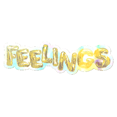 Feelings by Joel Mesler - Die-Cut Sticker
