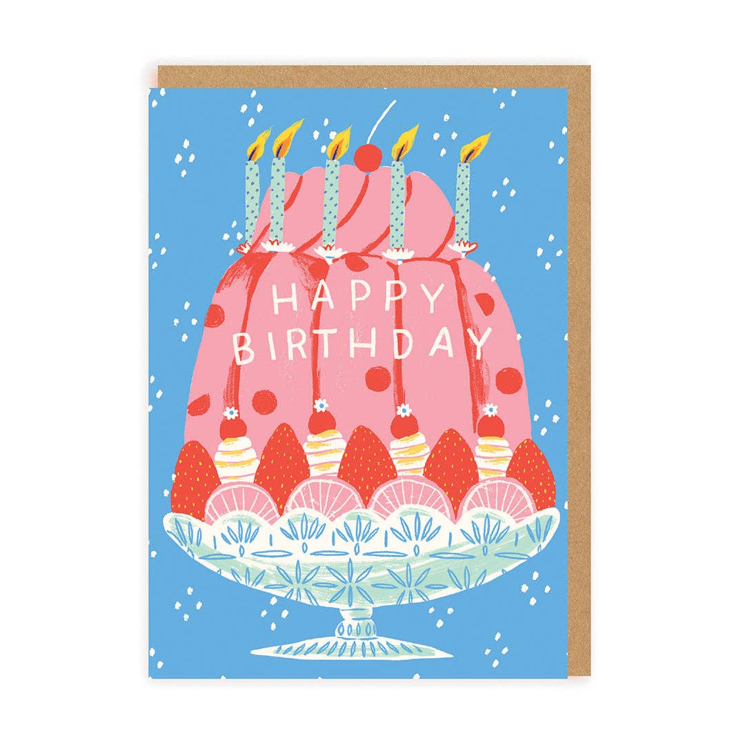 Birthday Trifle Cake Card -birthday