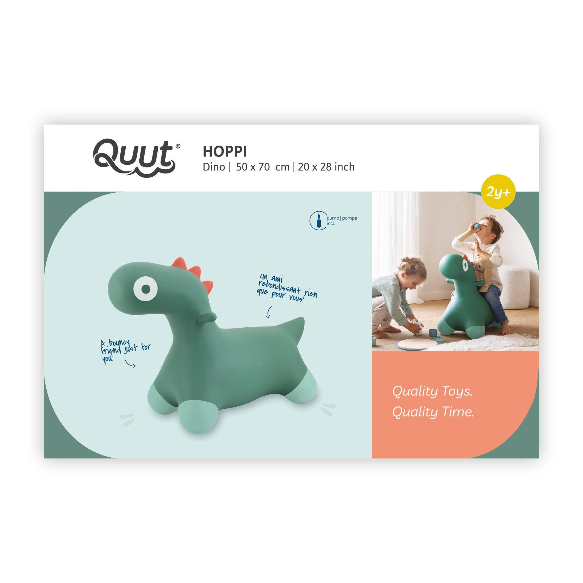 Quut Hoppi Dino - garden green