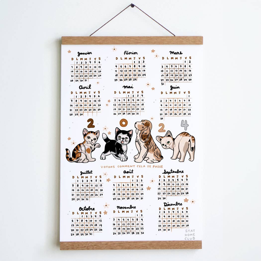 Tchotchkes 2024 Calendar Print TANTRUM