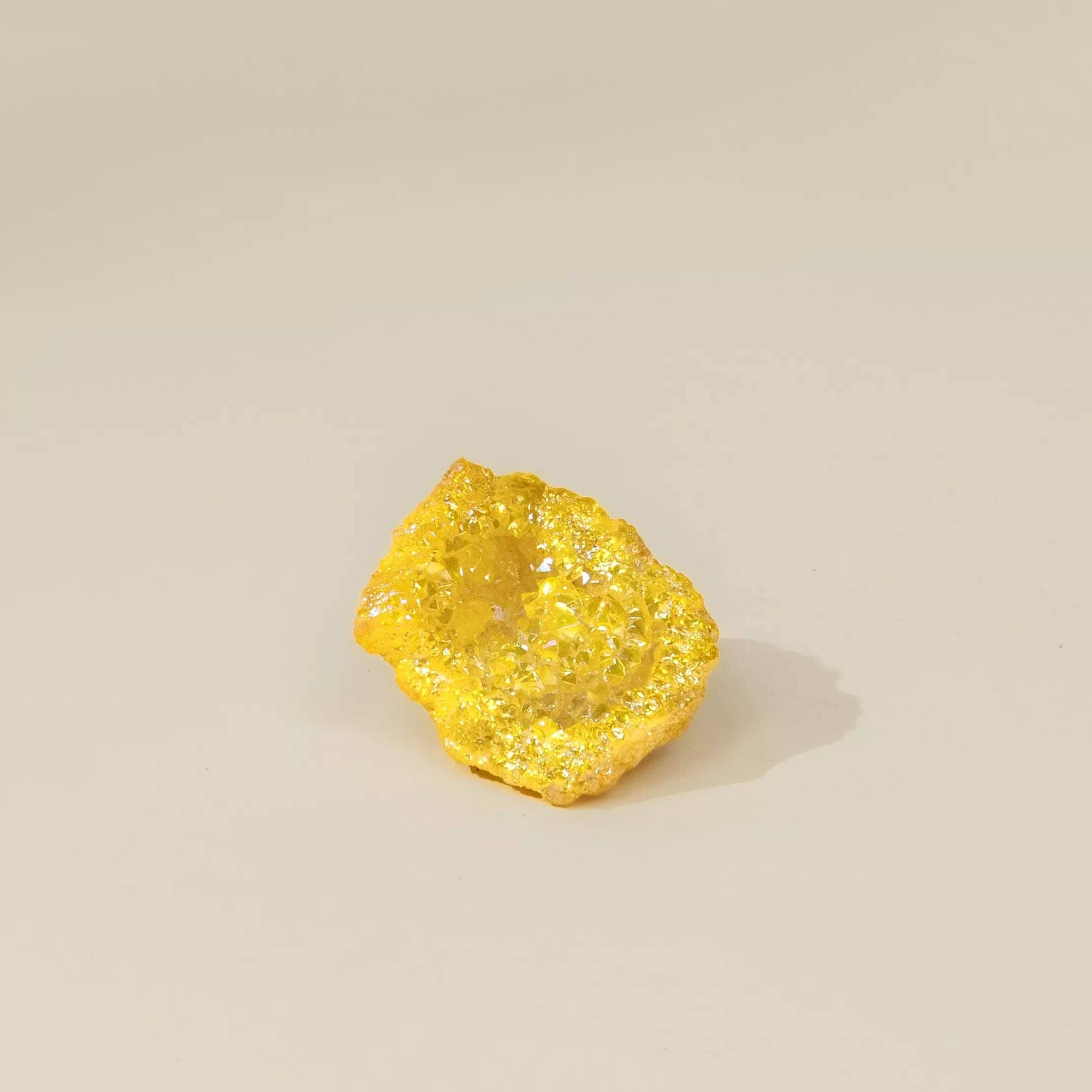 Collectible Mineral - Yellow Geode