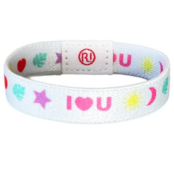 I Love You multicolor elastic bracelet