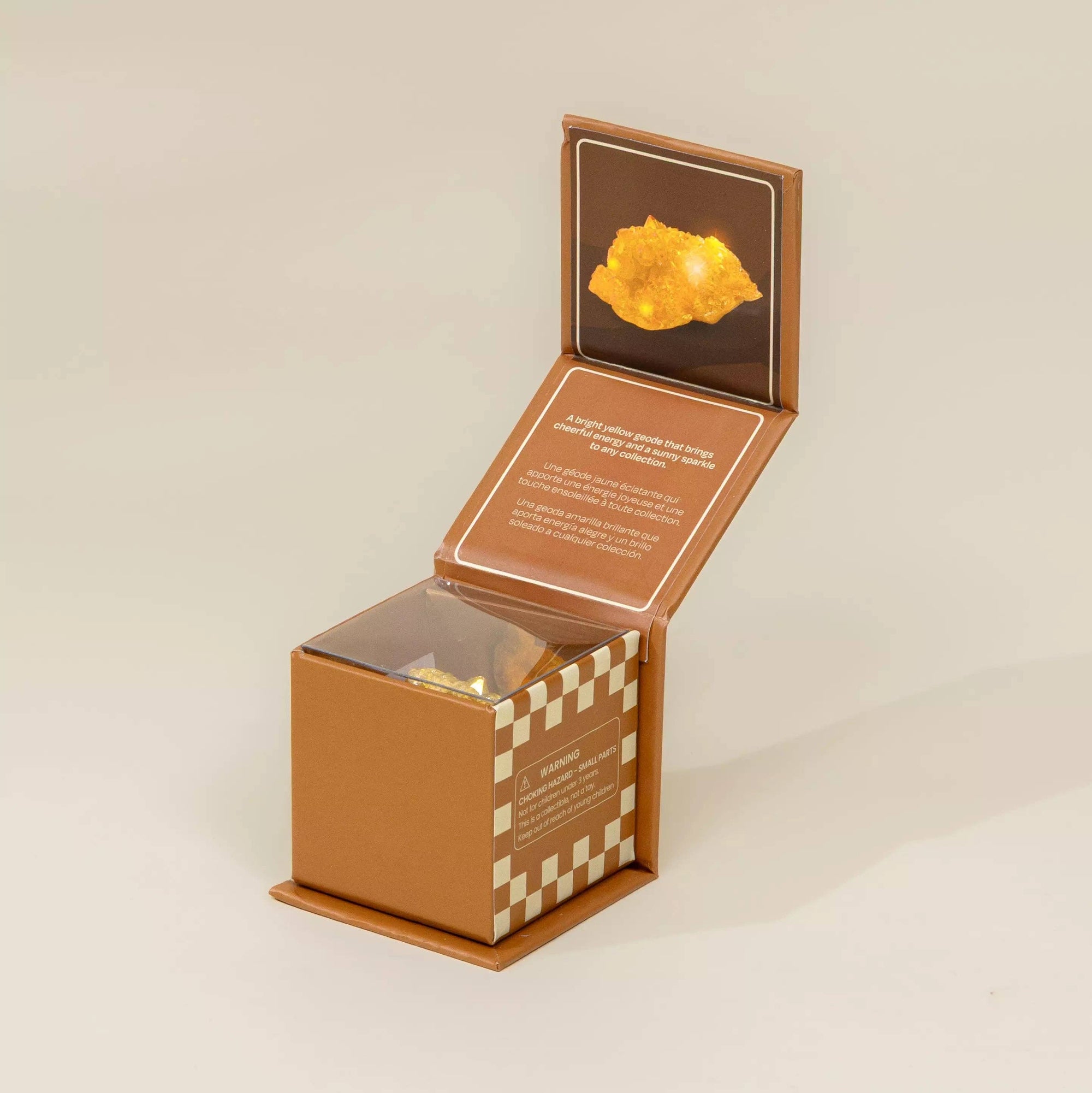 Collectible Mineral - Yellow Geode