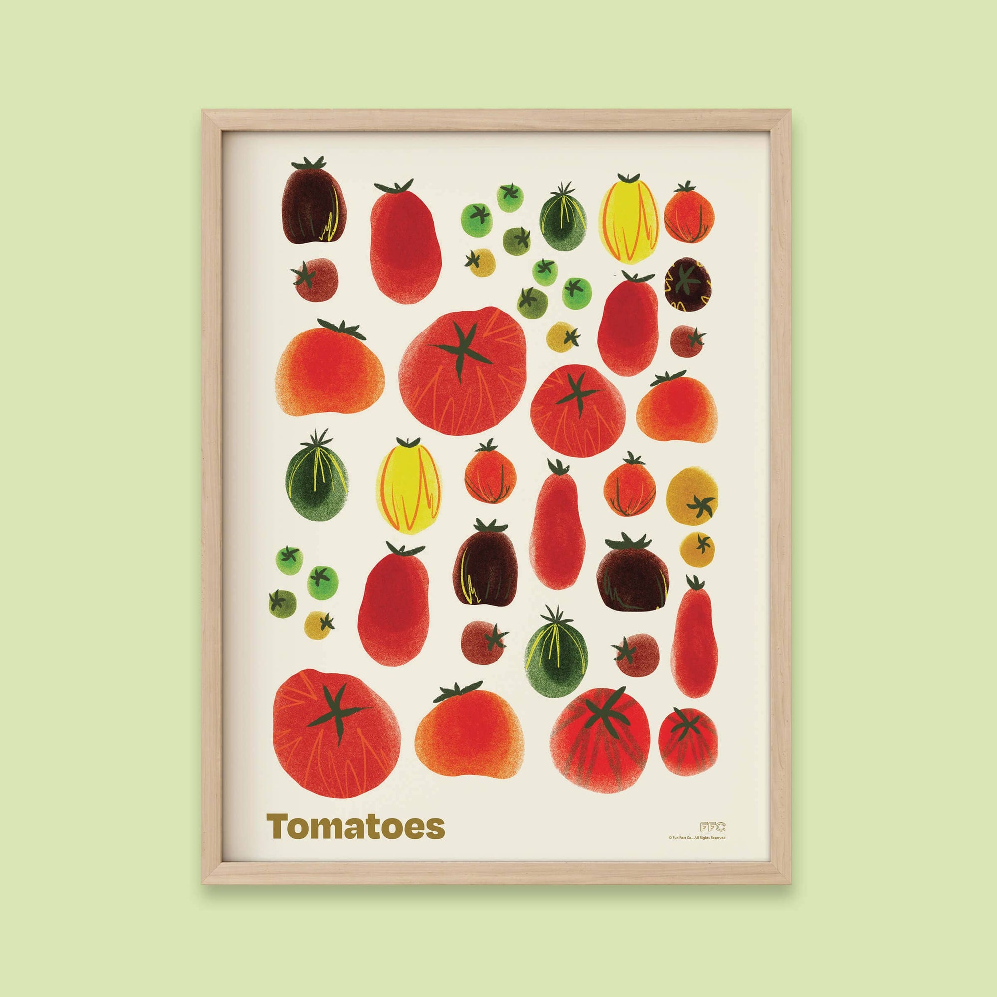 Tomatoes Unite Print -12x16"