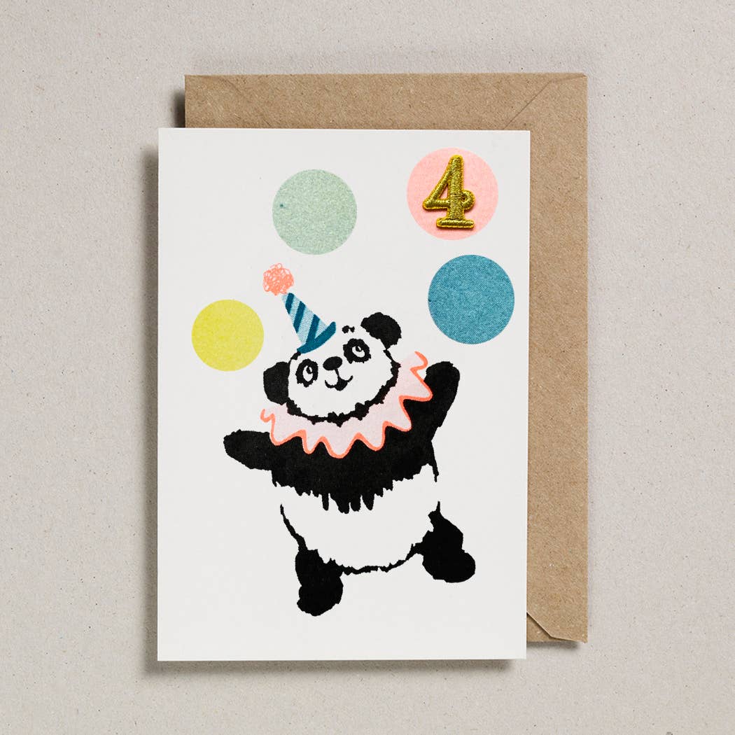 Panda  Card - Age 4