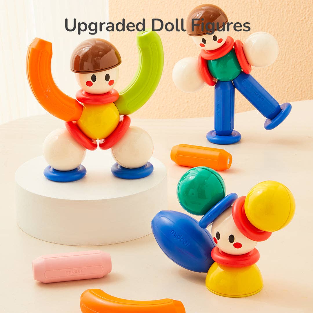 Rainbow Plus Magnetic Building Sticks 32pcs