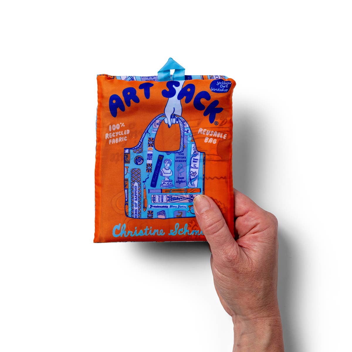 Bookbag Art Sack® - Eco-Friendly Reusable Book Lovers Tote