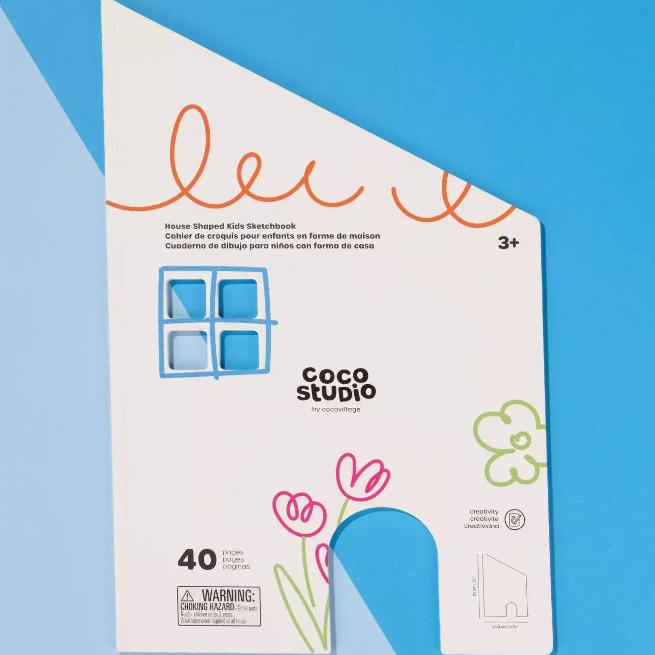 House Shaped Kids Sketchbook (40pgs)