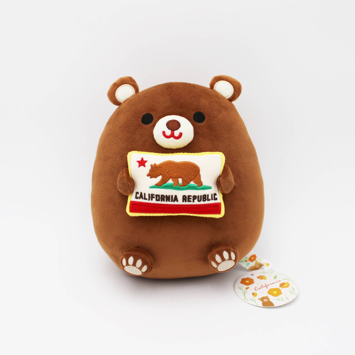 California Bear with Flag Plush Toy